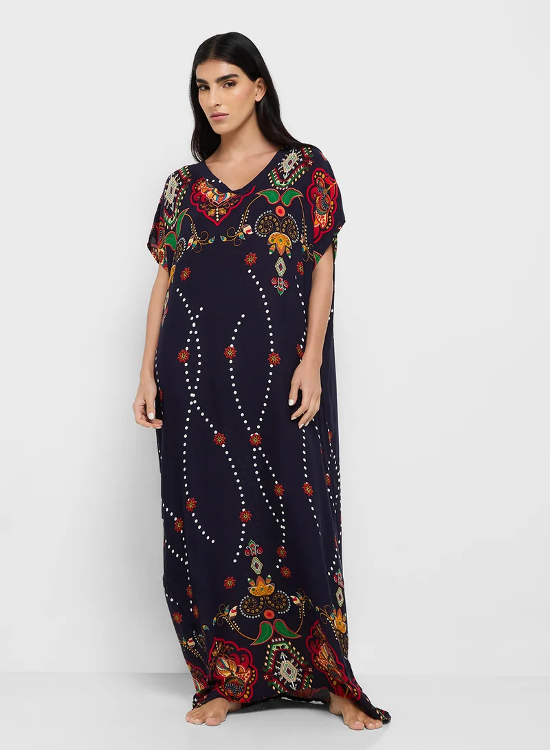 خزانة Printed Nightdress