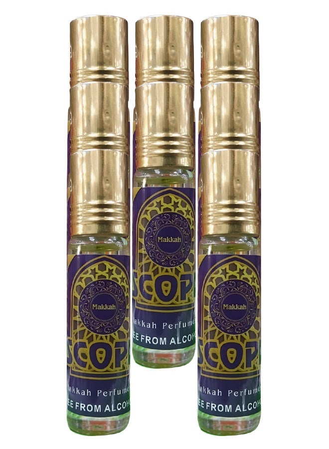 8 قطع زيت عطر مكة سكوب 12 مل