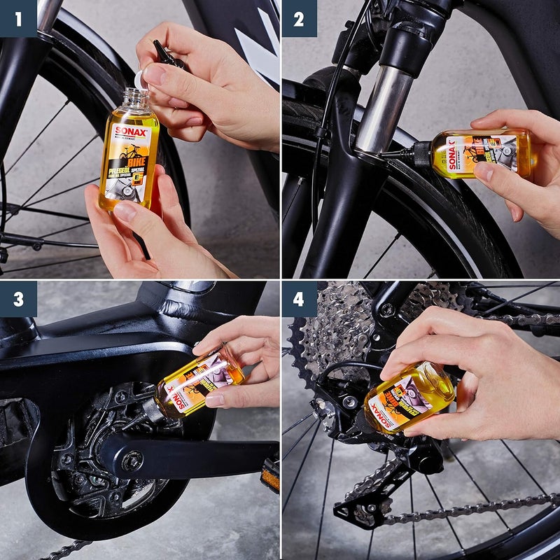 Sonax Bike Special Oil (50 ml) - Effective Lubricator For Gear Shifters, Brake Levers, Derailleurs And Bowden Cables. Prevents Corrosion. Suitable For E-Bikes - Image 3