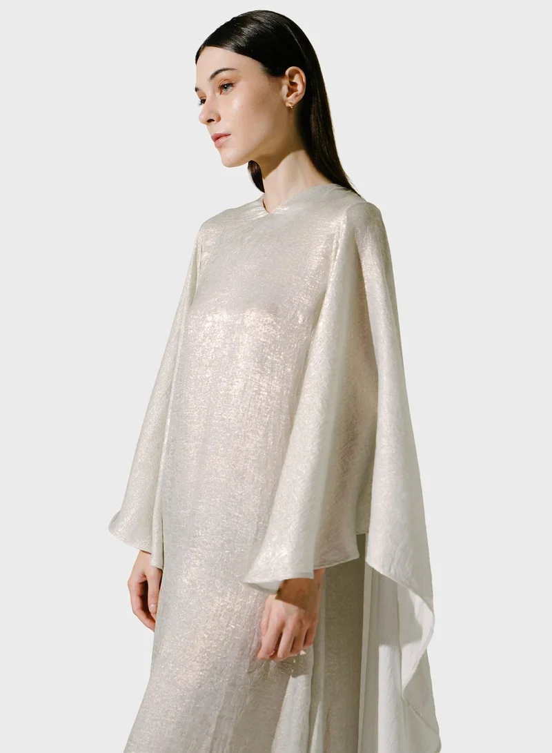 Demure Cape Sleeve Kaftan