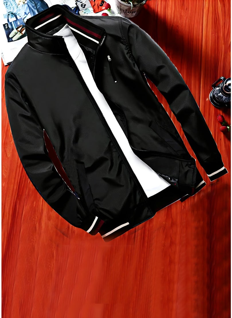 IXIR - Seasonal Men's Coat & Jacket Black Plain - Image 1