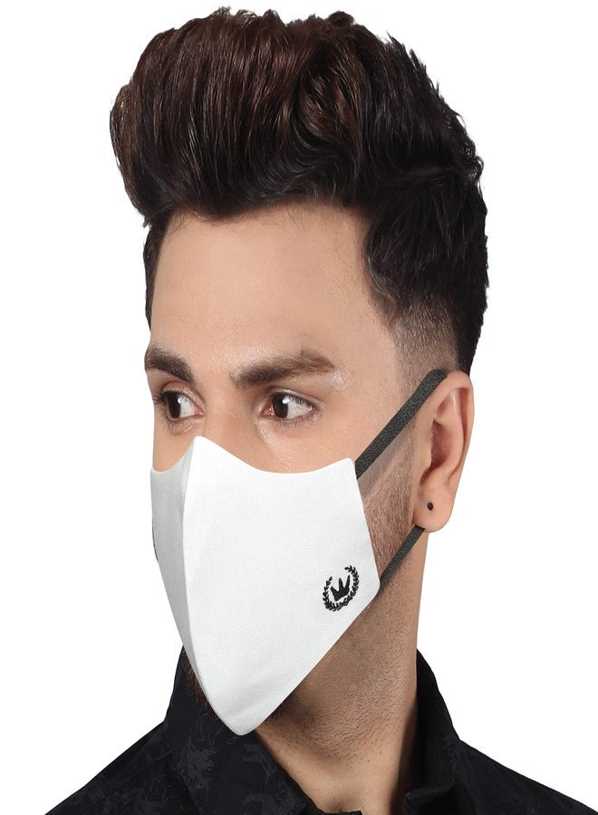 MASQ By Q-One Devil-Combo Breathable Anti pollution Protective Reusable Washable Masks, Anti-Bacterial (BFE>99%) 4 Layer Embroidered, Fashionable Cotton Cloth Face Mask for Men and boys - Image 3