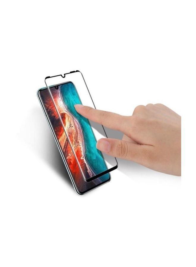 Tempered Glass Screen Protector For Huawei P30 Pro Clear/Black - Image 3