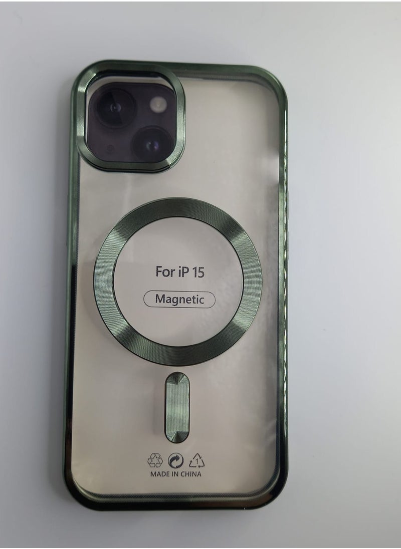 Undefined IPhone 15 Transparent Back Cover With Wireless Charger 