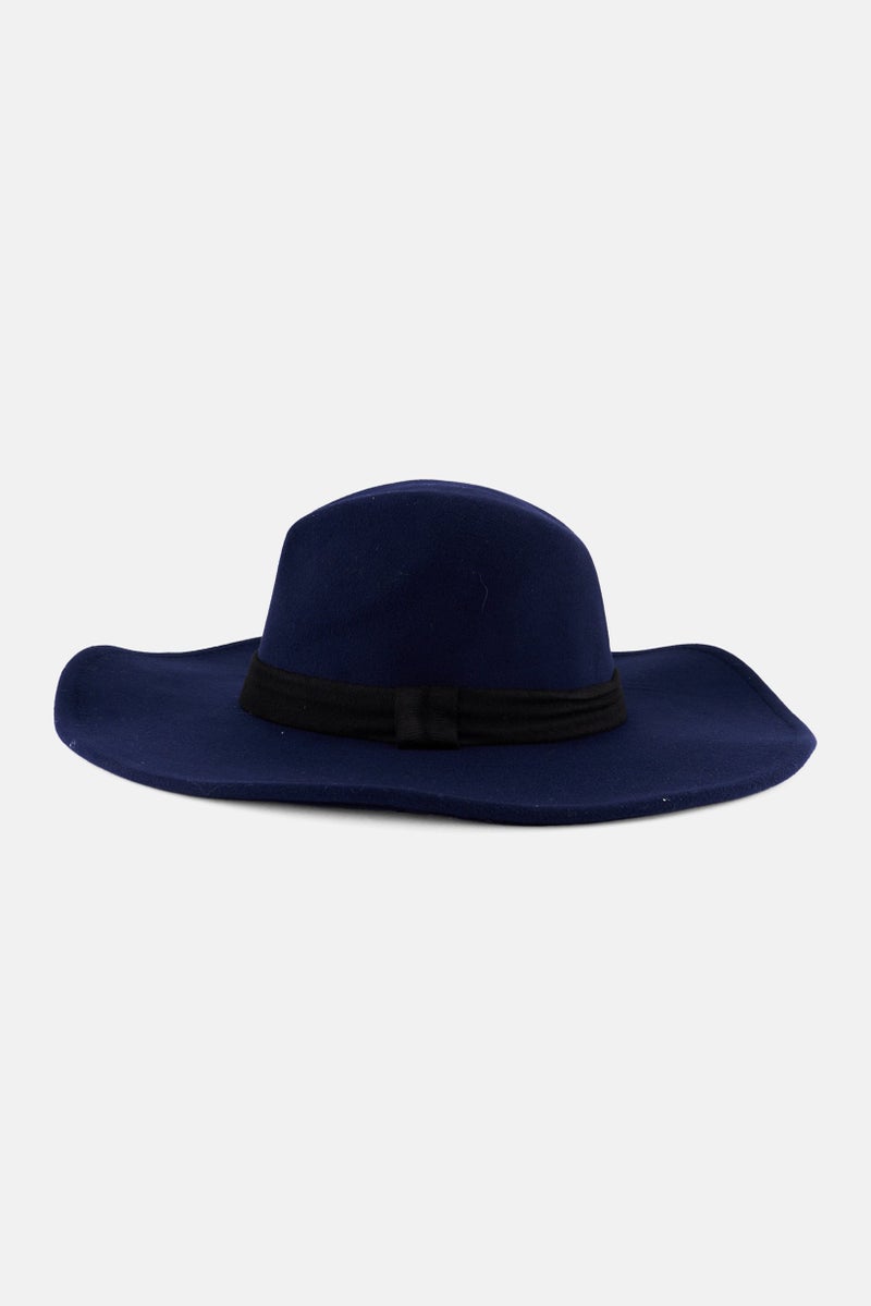 French Connection Men Plain Bucket Hat, Navy Blue  - Image 1