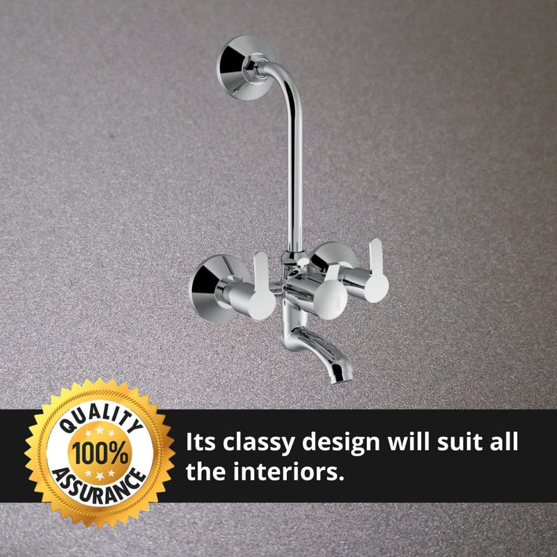 Sulfar Vivo Collection WALL MIXER TELEPHONIC WITH CONNECTING LEGS WALL FLANGES WITHOUT L BEND - Image 5