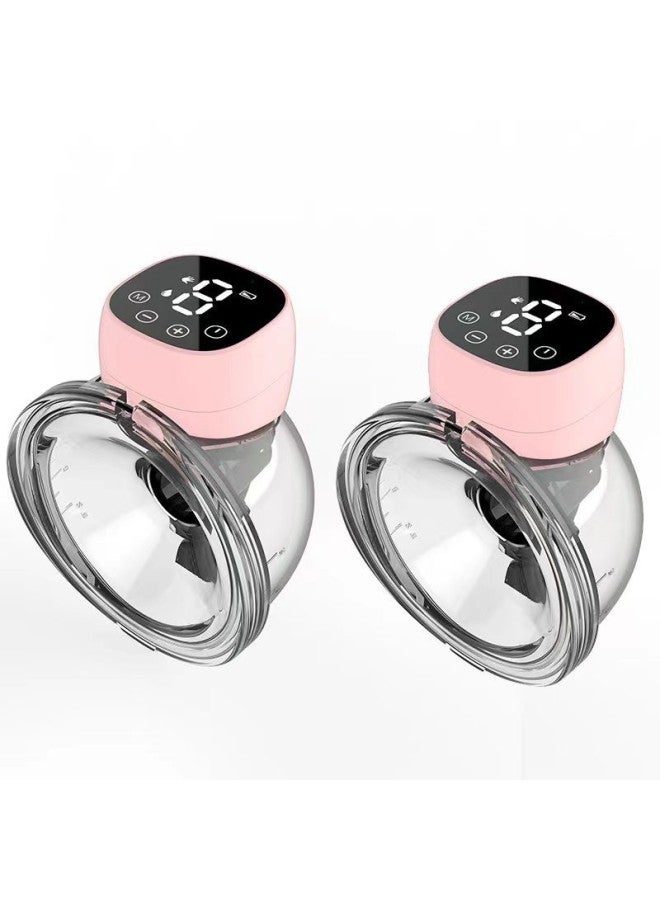 مضخة ثدي كهربائية أوتوماتيكية جديدة قابلة للارتداء، مضخة ثدي مزدوجة متصلة للاستخدام المنزلي