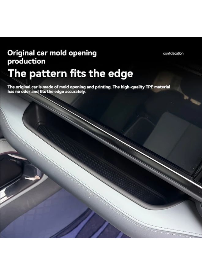 صندوق التخزين الديناميكي المصنوع من مادة TPE لوحدة التحكم المركزية في سيارة بلاك إكويشن ليوبارد 5 - Image 4