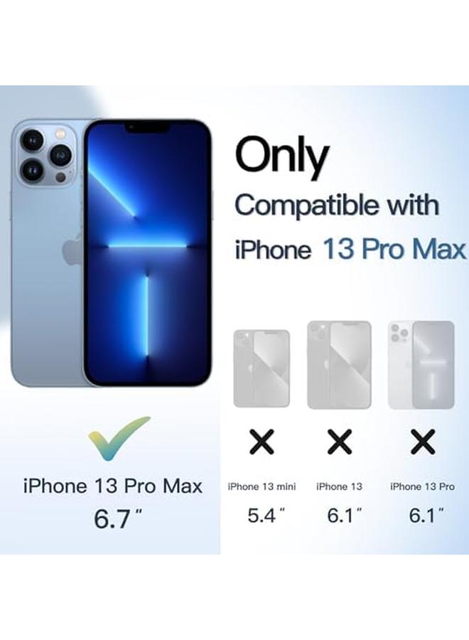 Jetech Magnetic Case For Iphone 13 Pro Max 6.7 Inch Compatible With Magsafe Shockproof Phone Bumper Cover Solid Color Matte Tpu Frame Anti Scratch Clear Back Sierra Blue - Image 2