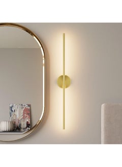 XiuWoo Modern Wall Sconce for Bathroom 60cm Gold Vanity Light Fixture 3000K Bathroom Sconce Over Mirror Warm Light for Bedroom Bathroom  - Image 2