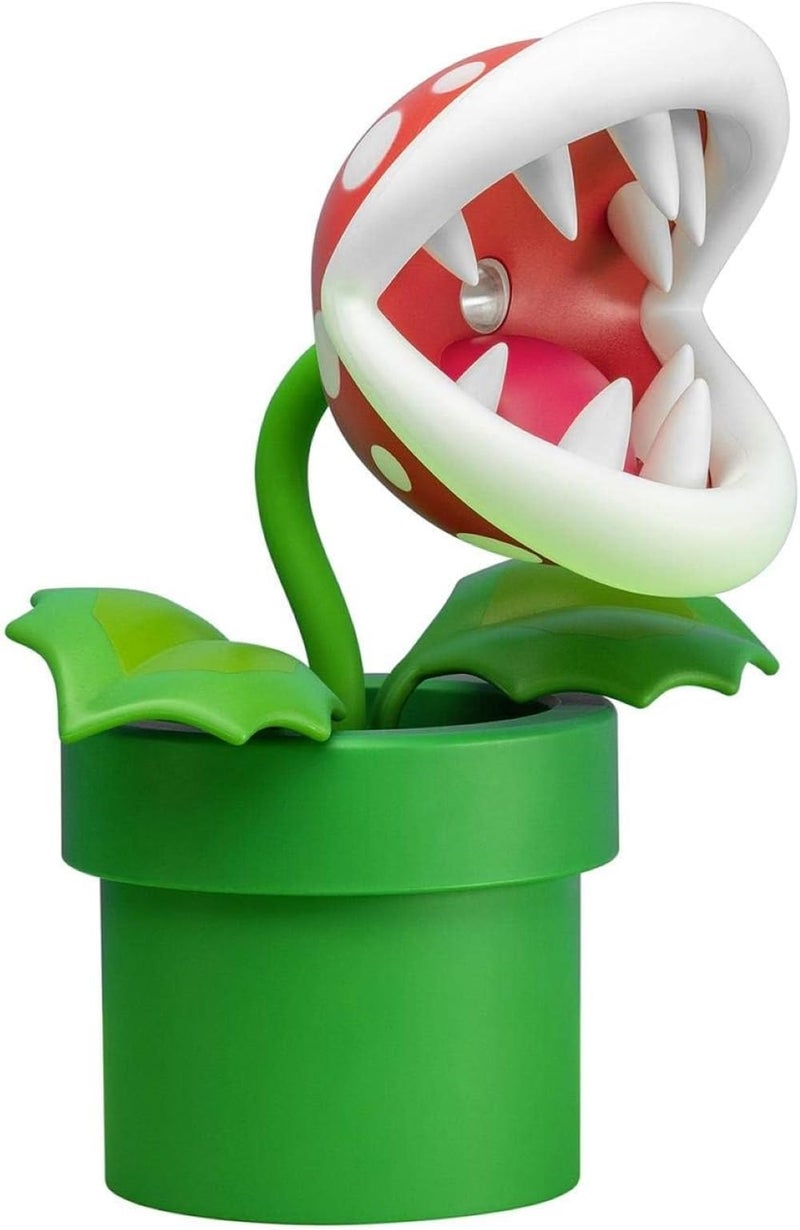Paladone Nintendo Offical Licensed Super Mario Bros Piranha Plant LED Desk Light with Adjustable Head by Paladone, Collectible Gamer Gift Night Light - Image 1
