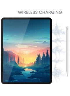 TinyMoose 2nd Generation Active Digital Stylus Pen Pencil Pro Plus with Wireless Charging For Apple iPad Pro 11/12.9, iPad Mini 5/6, iPad Air 3/4/5 - Made for iPad Models 2023 and Below - White  - Image 4