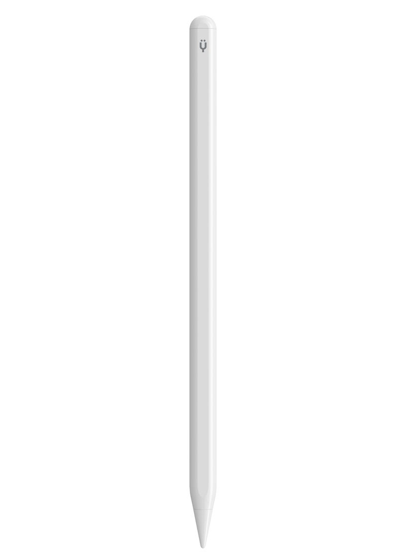 TinyMoose - 2nd Generation Active Digital Stylus Pen Pencil Pro Plus with Wireless Charging For Apple iPad Pro 11/12.9, iPad Mini 5/6, iPad Air 3/4/5 - Made for iPad Models 2023 and Below - White - Image 1