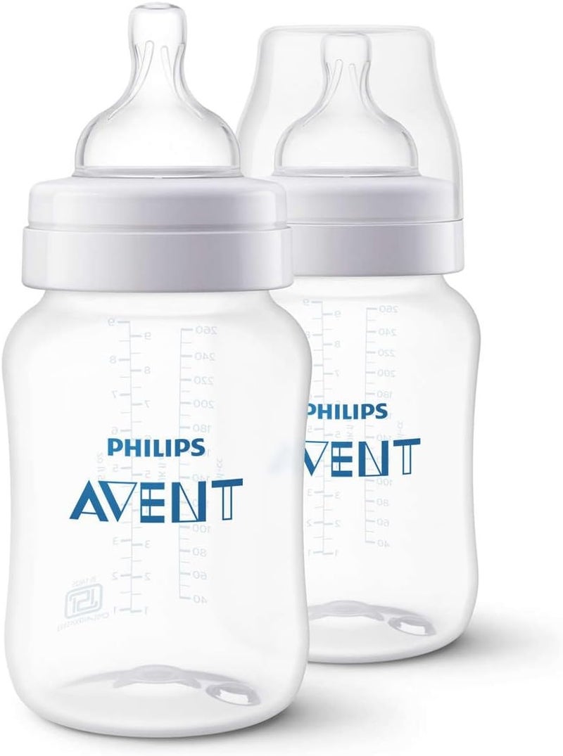 Avent Philips Avent Anti-Colic Baby Bottle 2-Pieces, 260 ml  Capacity - Image 2