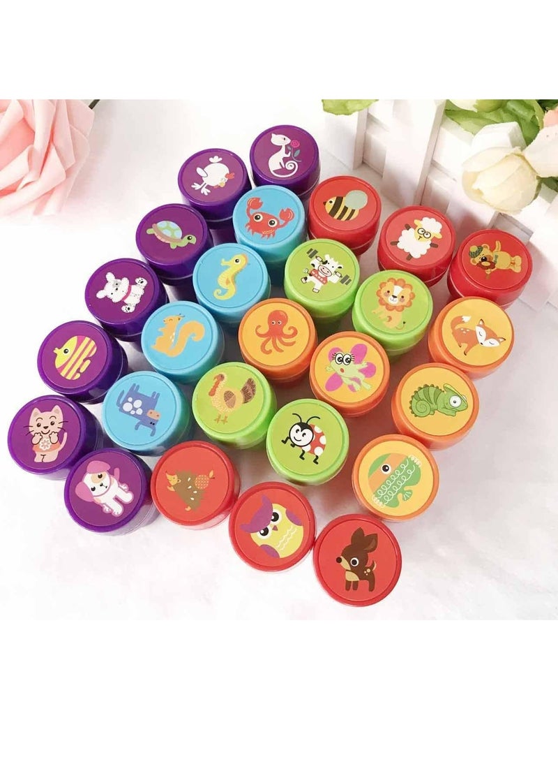 FengSVMA Alphabet Stamps for Kids,26 Pieces Self-Ink Washable Stampers Toys for Children Crafts Party Favor,School Prizes,Birthday Gift,Learn Props - Image 5