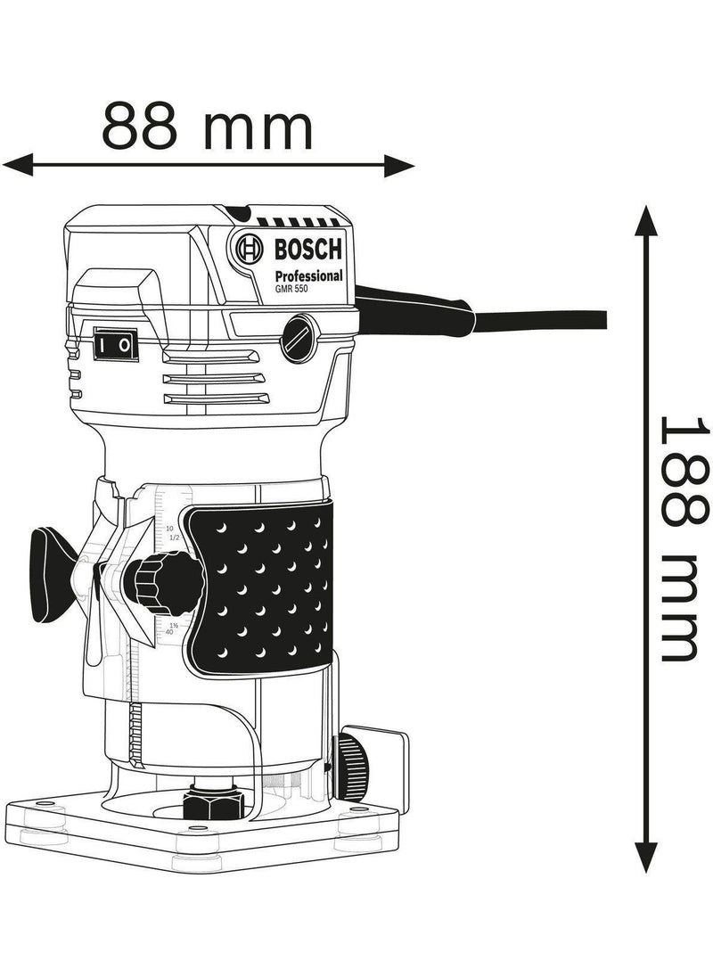 BOSCH - Professional Gkf 550 Edge Milling Machine - 06016A0020 - Image 1