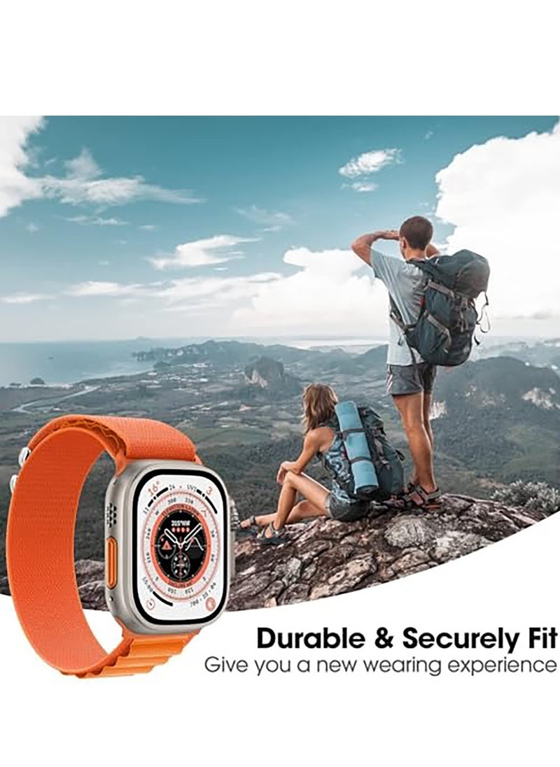 Generic - Trail/Alpine Loop Nylon Band Compatible with Apple Watch Band 38mm 40mm 41mm , Adjustable with Metal C-Hook Strap for iWatch Series 9/8/7/6/5/4/3/2/1/SE2/SE - Image 1