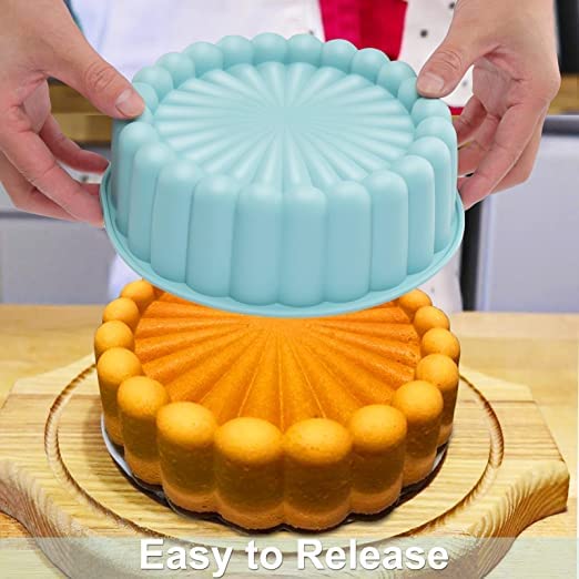 MoldBerry Cake Mould Silicone Cake Pan Charlotte Cake molds for Cheese Cake Chocolate Cake Brownie Tart Pie Flan Bread Baking Pans - Image 5