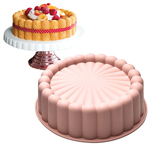 MoldBerry Cake Mould Silicone Cake Pan Charlotte Cake molds for Cheese Cake Chocolate Cake Brownie Tart Pie Flan Bread Baking Pans - Image 1