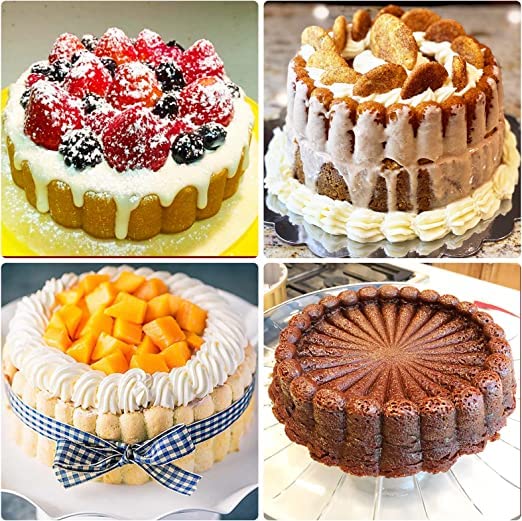 MoldBerry Cake Mould Silicone Cake Pan Charlotte Cake molds for Cheese Cake Chocolate Cake Brownie Tart Pie Flan Bread Baking Pans - Image 4