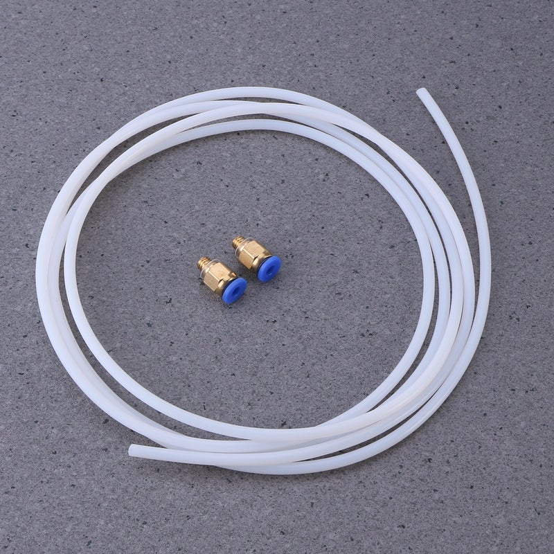2 Meters PTFE PTFE Tube and 2 Pieces Connectors for RepRap Rostock 3D Printer Bowden Hotend 1.75mm - Image 5