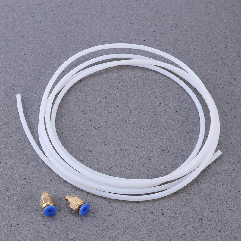 2 Meters PTFE PTFE Tube and 2 Pieces Connectors for RepRap Rostock 3D Printer Bowden Hotend 1.75mm - Image 4