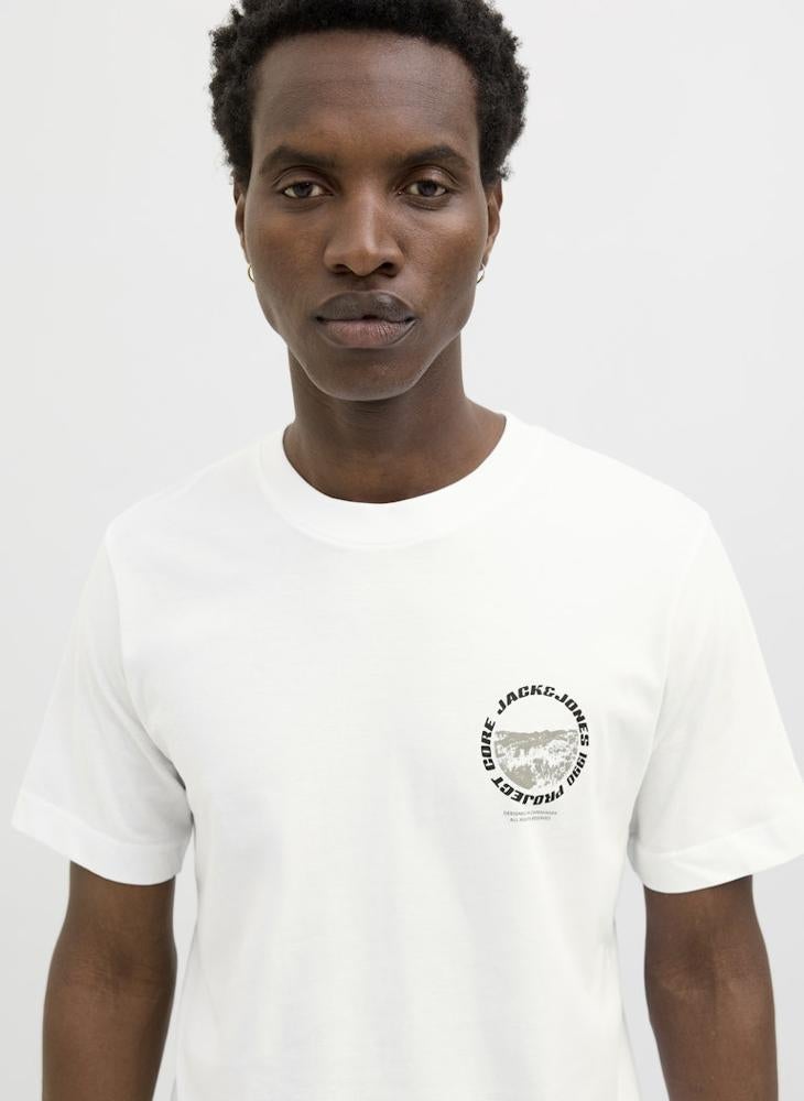 JACK & JONES Jcolido Chest Crew Neck T-Shirt  - Image 3