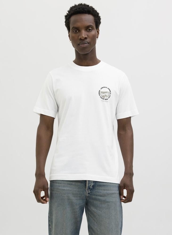 JACK & JONES Jcolido Chest Crew Neck T-Shirt  - Image 1