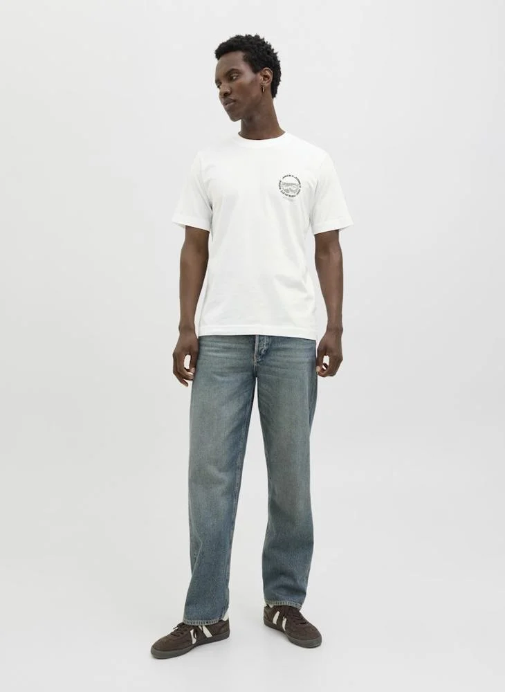 JACK & JONES Graphic Crew Neck Regular Fit T-Shirt