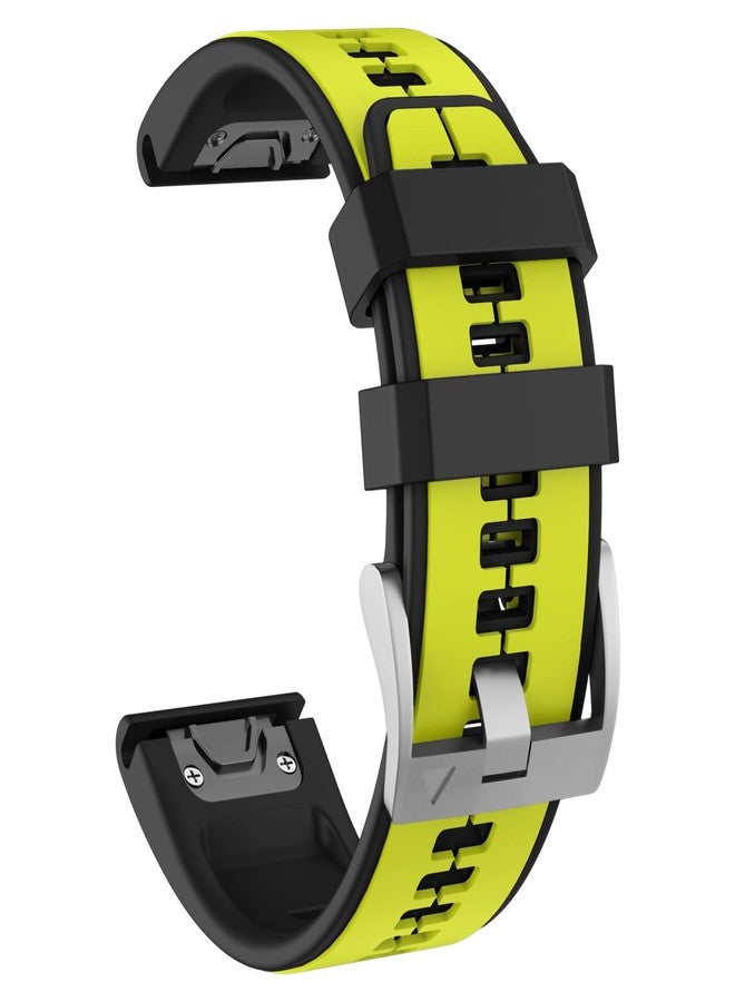 OVERSTEP Compatible for Garmin Fenix 7s/Fenix 7s Solar: 20mm Width Soft Silicone Replacement Band Watch Strap - Image 2