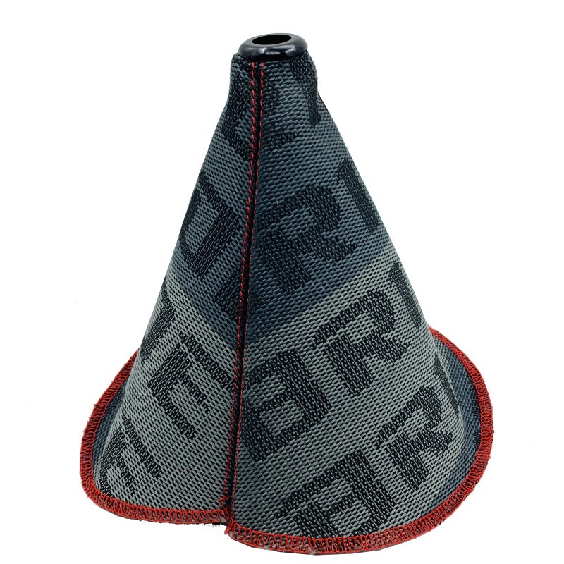 YEHICY Universal Manual Shift Boot Dust Cover Gray JDM Canvas Hyper Fabric Auto Racing Shifter Knob Collars