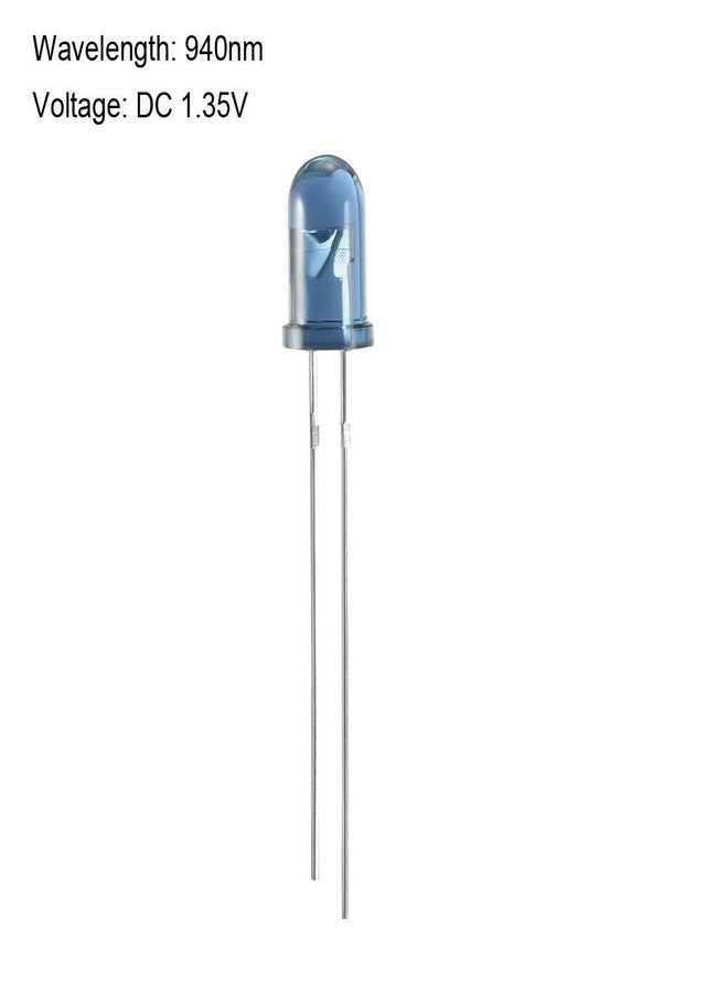 TechDelivers 50Piece InfraRed (IR) LED 5MM - Image 3