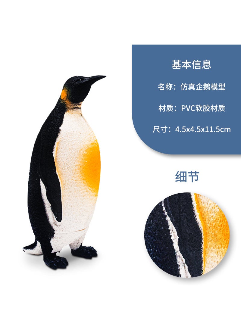 Realistic Animal Toy Set for Kids Penguin 