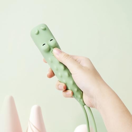 YZYOE New Rechargeable Crocodile LED Flashlight, Cute Animal Shaped Silicone Flashlight, Comfortable Touch Long Press to Adjust Brightness Portable Outdoor Lighting Creative Light. - Image 1