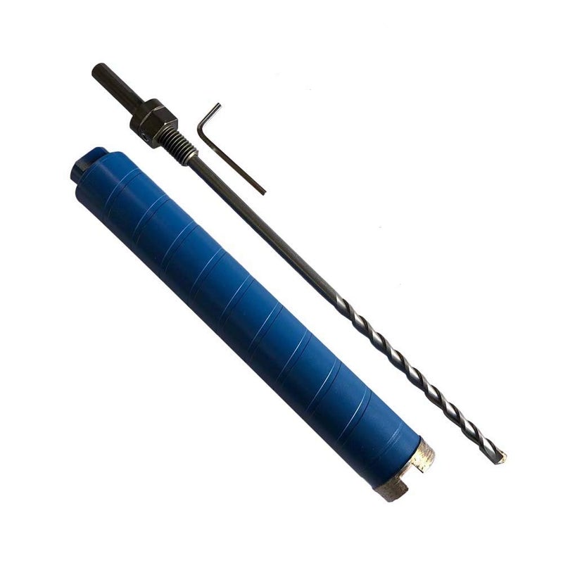 112 بتات حفر الماس الجاف للقرميد والكتل مع محول بت تجريبي 12 شاك 95 عمق الحفر 5811 محور