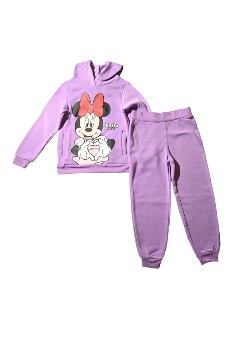 Girls' Minnie Mouse Tracksuit, Purple, Hooded Top and Joggers - pzsku/Z5327257F8CBAABBE98BAZ/45/_/1728124442/df981377-e213-4fa1-8838-e2af69958952