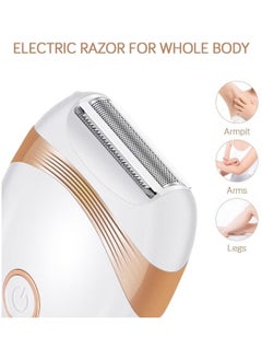 MarlaMall Electric Lady Shaver Trimmer Wet and Dry Rechargeable Epilator for Women Easy and Quick Shaver Hair Removal for Legs and Underarms  - Image 3