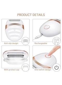 MarlaMall Electric Lady Shaver Trimmer Wet and Dry Rechargeable Epilator for Women Easy and Quick Shaver Hair Removal for Legs and Underarms  - Image 4