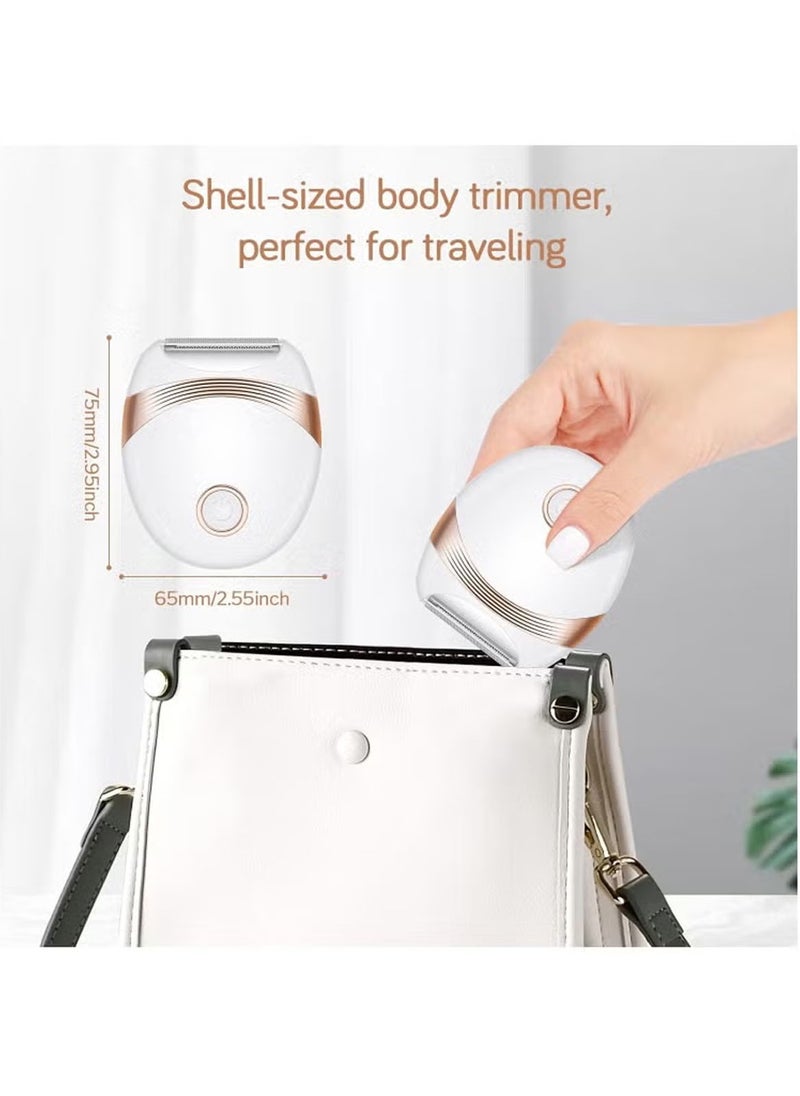 Electric Lady Shaver Trimmer Wet and Dry Rechargeable Epilator for Women Easy and Quick Shaver Hair Removal for Legs and Underarms
