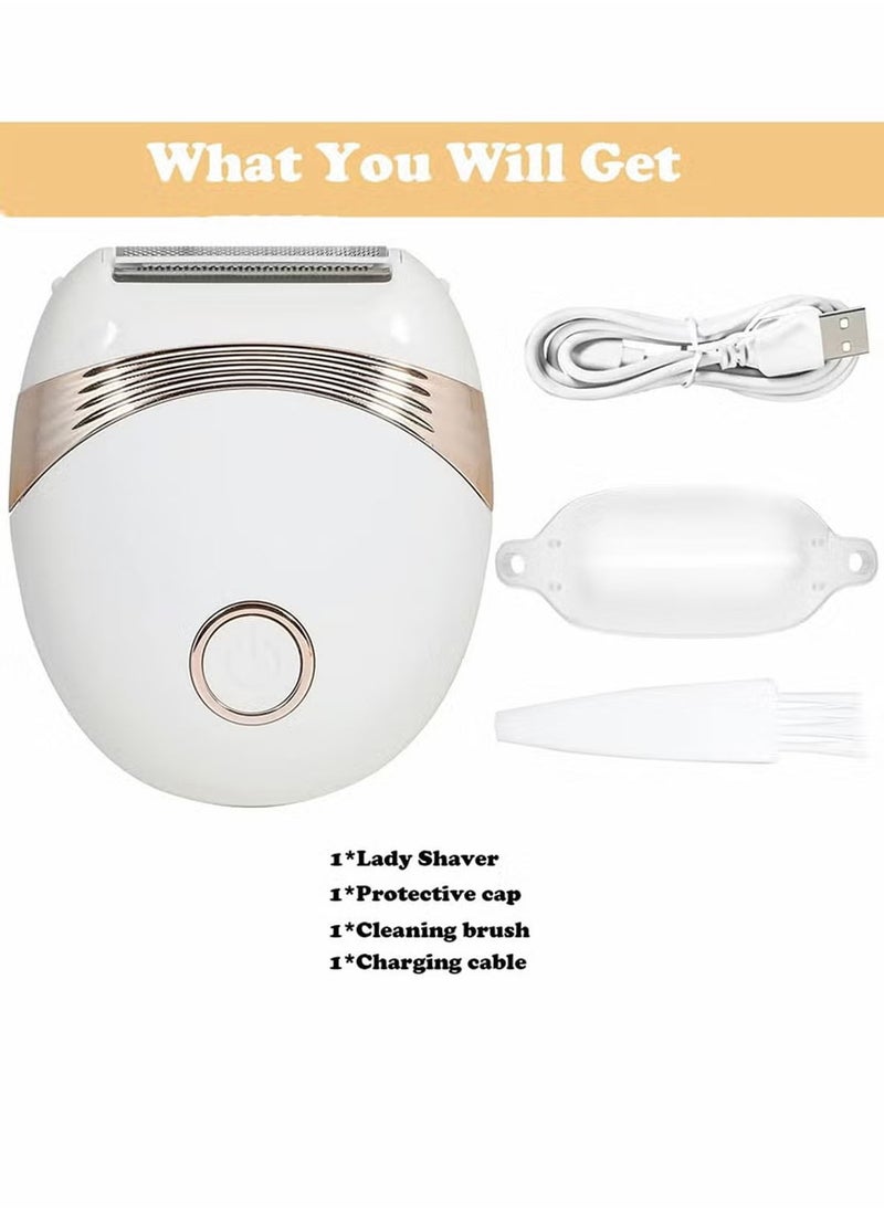 Electric Lady Shaver Trimmer Wet and Dry Rechargeable Epilator for Women Easy and Quick Shaver Hair Removal for Legs and Underarms
