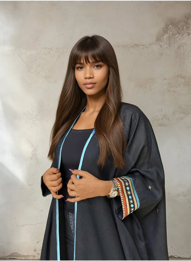 مشروع بلا اسم Distant Galaxies - Show Stopper Back Abaya