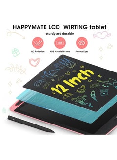 PAMEER 12 inch LCD Writing Tablet Electronic Digital Doodle Board Erasable Reusable Graphic Pad for Kids Learning and Practices  - Image 4