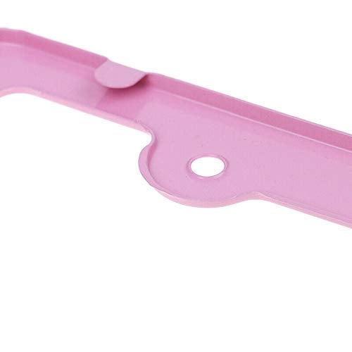XLSFPY Pink License Plate Frame, 2 PCS License Plate Holder, Universal American Auto License Plate Frame Rust-Proof, Rattle-Proof, Weather-Proof - Image 4