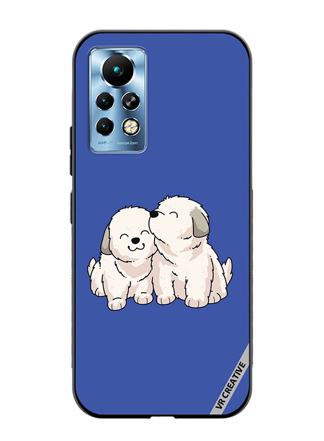 VR CREATIVE Protective Case Cover For Infinix Note 11 Pro Cute Puppies Design Multicolour - Image 1