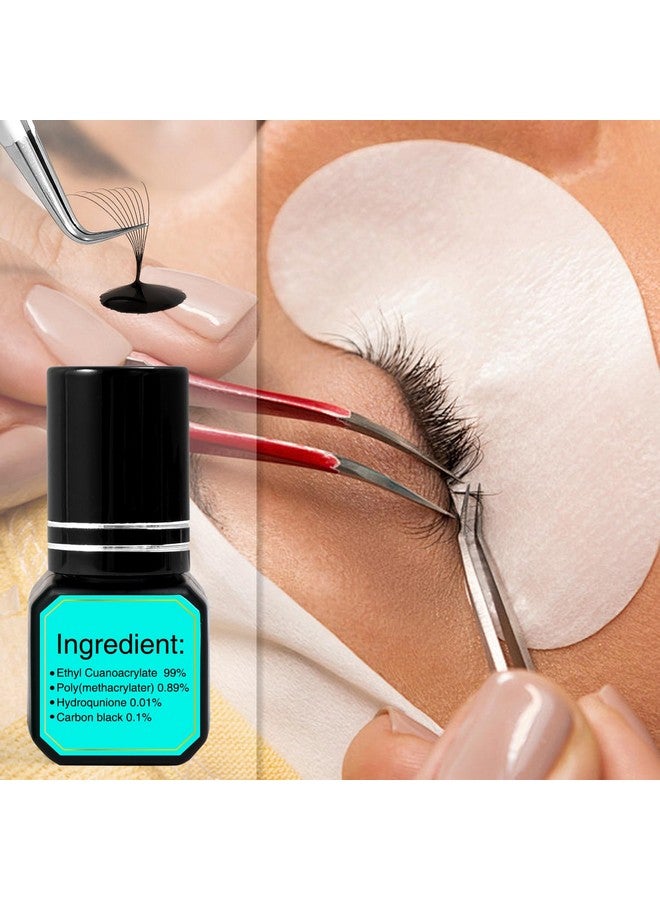 VAVALASH Eyelash Extension Glue Lash Extension Adhesive 0.5-1 Sec Drying Time Retention 9 Weeks Maximum Bond Lash Glue Long Lasting Black Eyelash Glue Professional Lash Artist Use Only (Volume,5ml) - Image 3