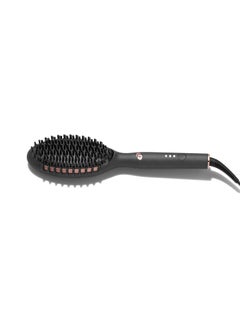 T3 "T3 Edge Heated Smoothing, Styling & Straightening Brush with Ion Generator, 3 Heat Settings, Custom-Blend Ceramic Surface" 