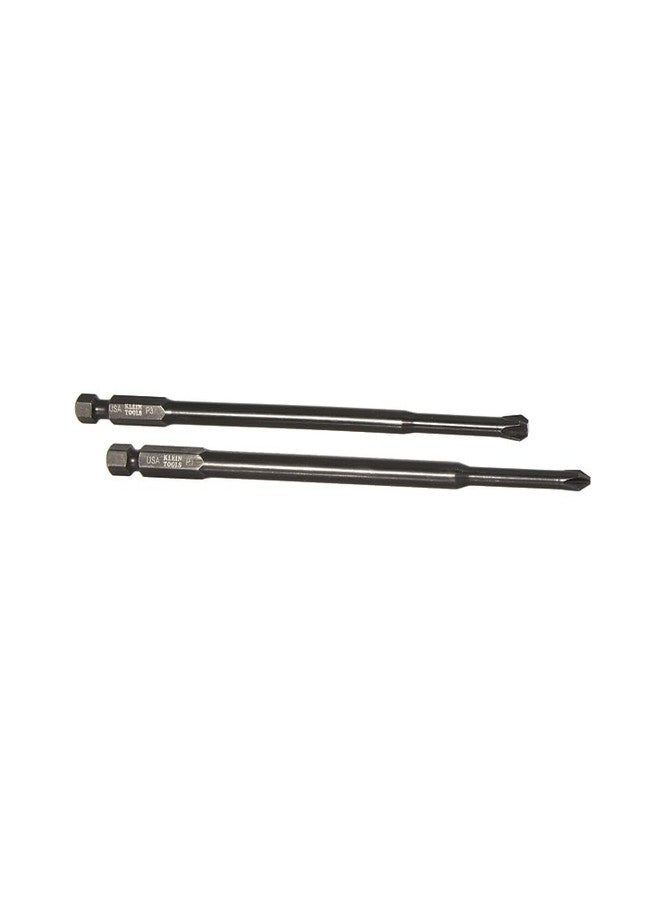 Klein Tools 32235 Multi-Bit Power Driver Bits, Made in USA, Fits Klein Switch Drive Handle or Any Power Tool, #1 and #3 Phillips, 6-Inch, 2-Pack - Image 4