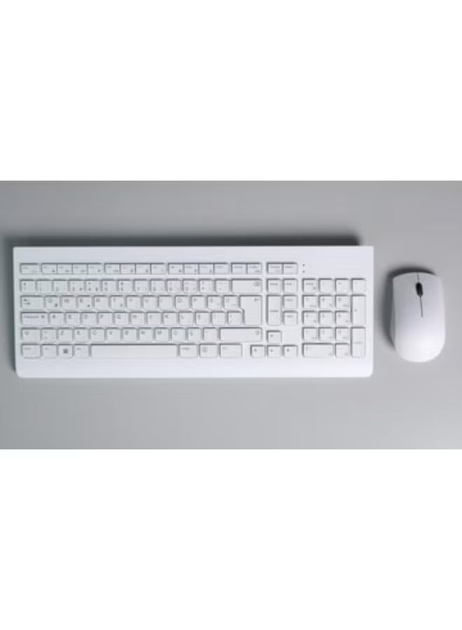 Green Tiger Wireless CS10 Keyboard and Mouse Combo – White