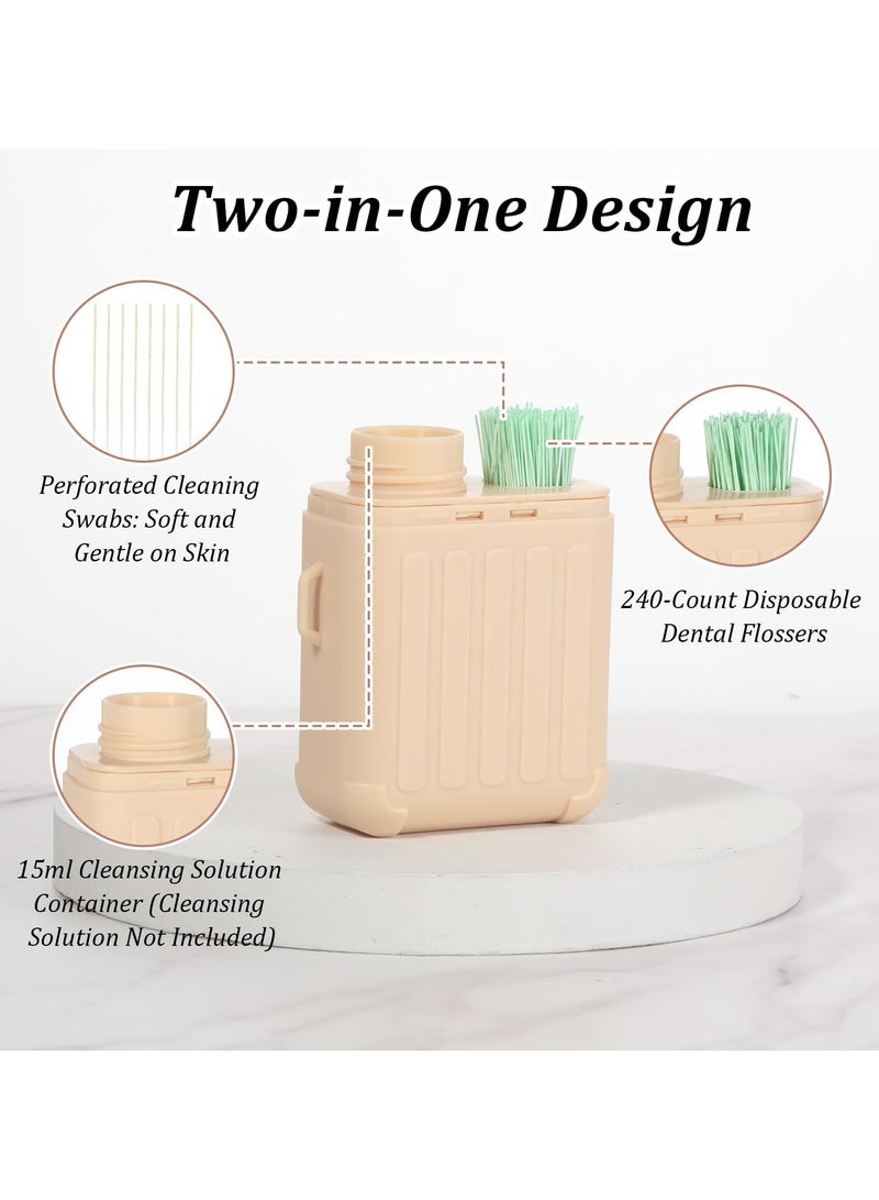 Bukela 240PCS Piercing Cleaning Kit Contains Disposable Ear Piercing Cleaning Floss, Portable Ear Piercings Hole Cleaner, Piercings Aftercare - Image 4