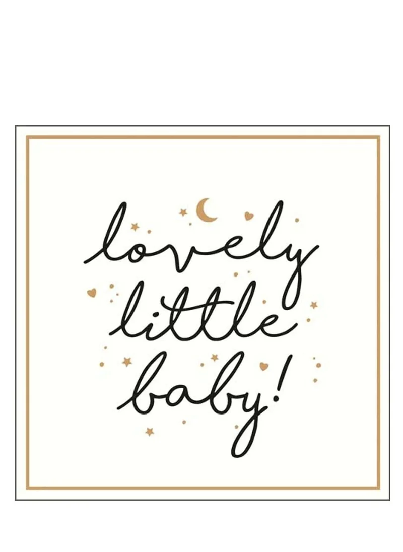 بيجمينت Lovely Little Baby New Baby Greeting Card
